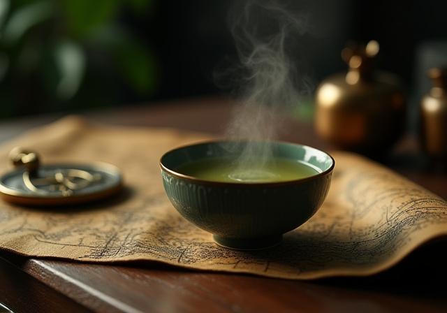 Navigaatio-teemainen teeseremonia Compass Brew